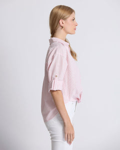 On Repeat Blouse - Rose Stripe