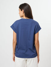 Load image into Gallery viewer, Cuff Tee - Ocean Blue
