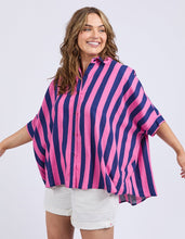 Load image into Gallery viewer, Palermo Stripe Shirt Printed Str Blu/ Pink
