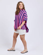 Load image into Gallery viewer, Palermo Stripe Shirt Printed Str Blu/ Pink
