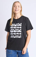 Load image into Gallery viewer, Casa Tee - Black and Marshmallow
