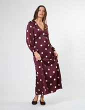 Load image into Gallery viewer, Sloane Dress - Wine Drop

