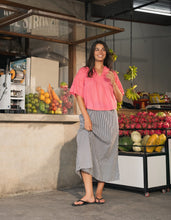 Load image into Gallery viewer, The Willow Skirt Black Stripe

