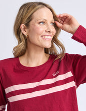 Load image into Gallery viewer, Adora Long Sleeve Tee - Maroon
