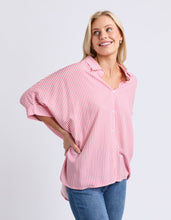 Load image into Gallery viewer, Luna Shirt Pink Lemonade Stripe
