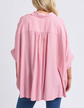 Load image into Gallery viewer, Luna Shirt Pink Lemonade Stripe
