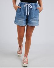 Load image into Gallery viewer, Emma Relaxed Denim Short - Blue wash
