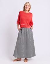 Load image into Gallery viewer, Honey Knit Top - Tangello
