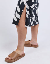 Load image into Gallery viewer, Mimosa Tee Dress Black Print
