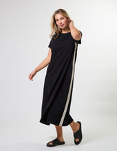 Load image into Gallery viewer, Leah Dress - Black Stripe
