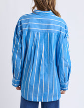 Load image into Gallery viewer, Mia Striped Shirt Royal Blue Stripe
