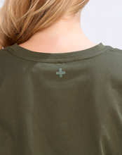 Load image into Gallery viewer, Stella + Gemma Top Knot Top - Army
