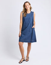 Load image into Gallery viewer, Sonny Denim Dress Dark Blue
