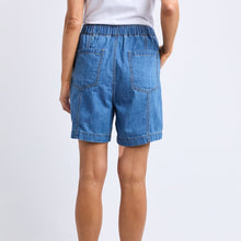 Load image into Gallery viewer, Jovie Denim Short - Mid Blue Wash
