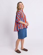 Load image into Gallery viewer, Palermo Stripe Shirt Tangello/Blue Stripe
