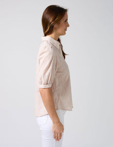 Evie Blouse - Blush Pink