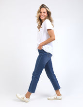 Load image into Gallery viewer, Pima Vee Tee White
