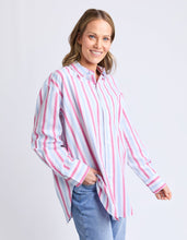 Load image into Gallery viewer, Cyrus Shirt - Cranberry Stripe
