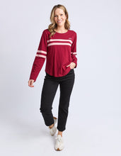 Load image into Gallery viewer, Adora Long Sleeve Tee - Maroon
