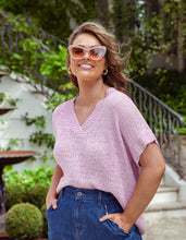 Load image into Gallery viewer, Elba Knit Top Dusk Pink
