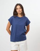 Load image into Gallery viewer, Cuff Tee - Ocean Blue
