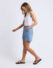 Load image into Gallery viewer, Birdie Denim Short Light Blue Wash
