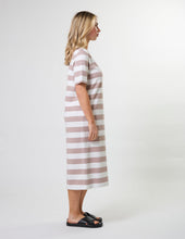 Load image into Gallery viewer, Sandy Dress - Blush Stripe
