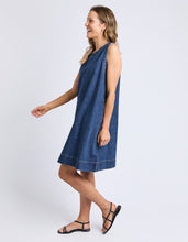 Load image into Gallery viewer, Sonny Denim Dress Dark Blue
