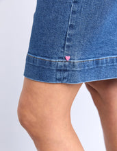 Load image into Gallery viewer, Atlas Denim Skirt Dark Blue Wash
