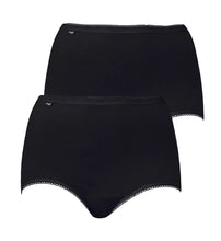 Load image into Gallery viewer, Sloggi Maxi Brief 2pk - Black
