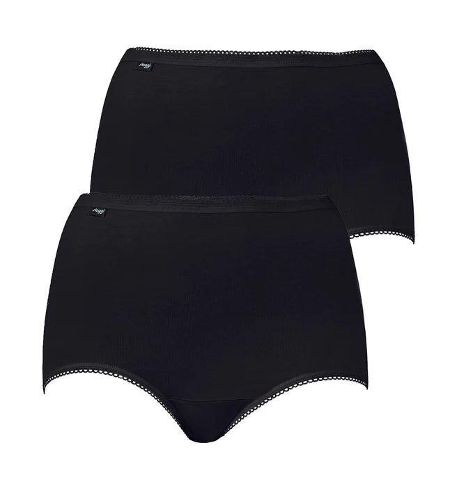 Sloggi Maxi Brief 2pk - Black