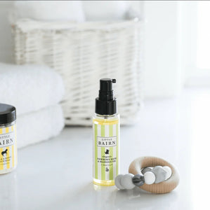 Little bairn organic newborn bath and massage oil.